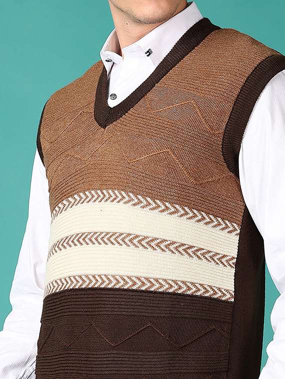 men color block sleeveless pullover - 21569607 -  Standard Image - 4