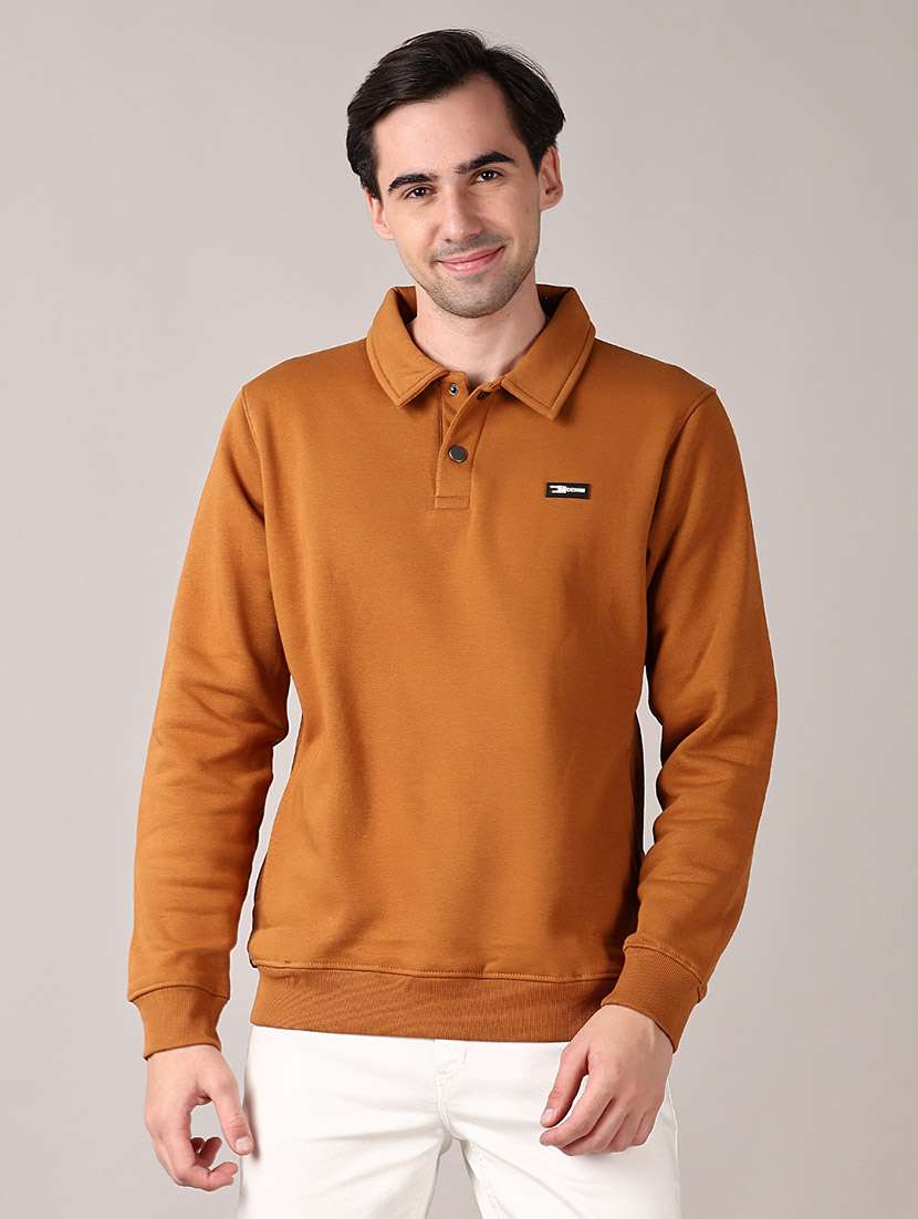men long sleeve plain sweatshirt