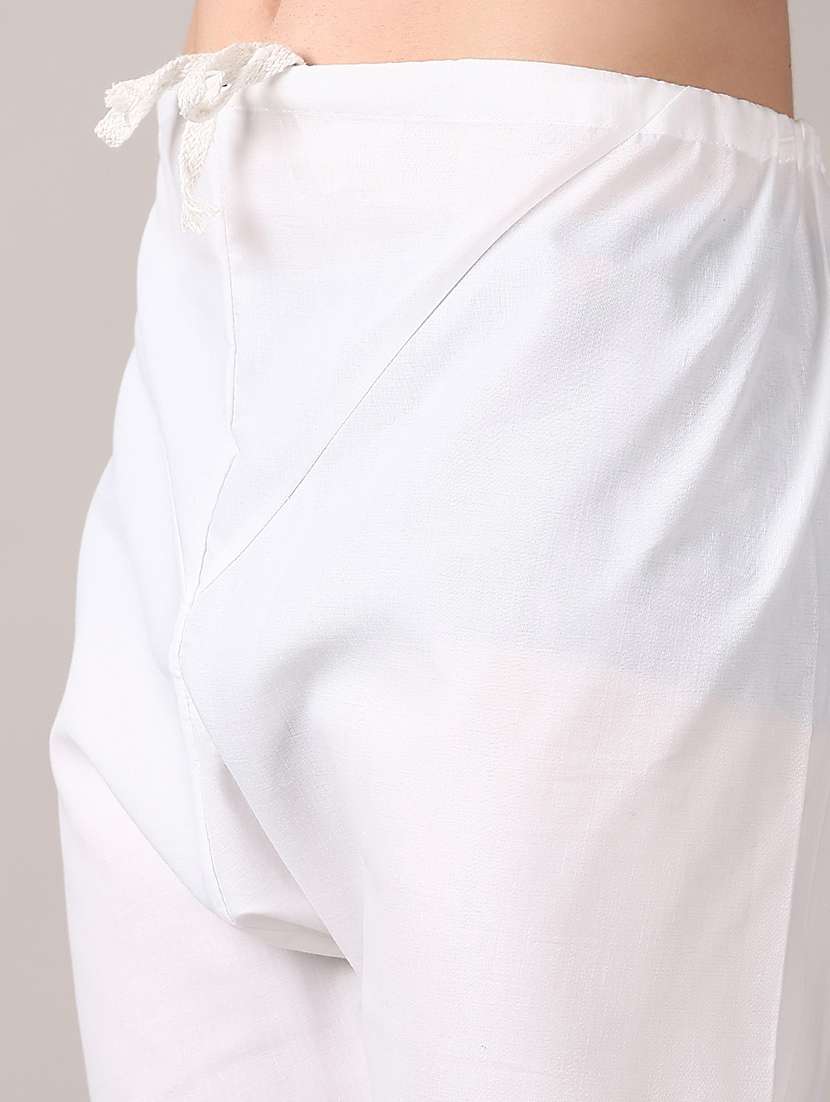 men lavender self design kurta pyjama ethnic wear set - 21569670 -  Standard Image - 4