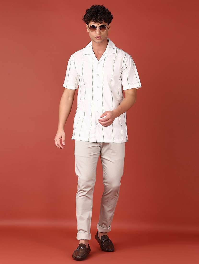 men striped short sleeve shirt - 21569715 -  Standard Image - 4