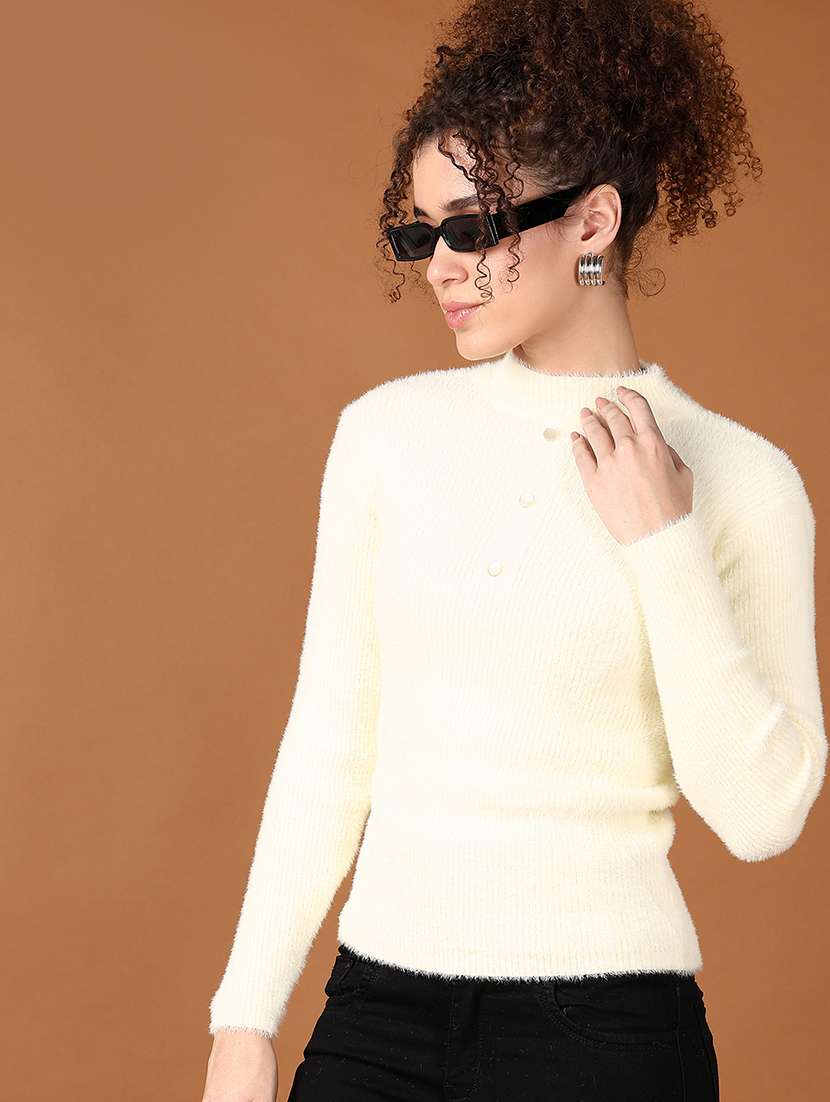 women self design long sleeve cardigan - 21569808 -  Standard Image - 1