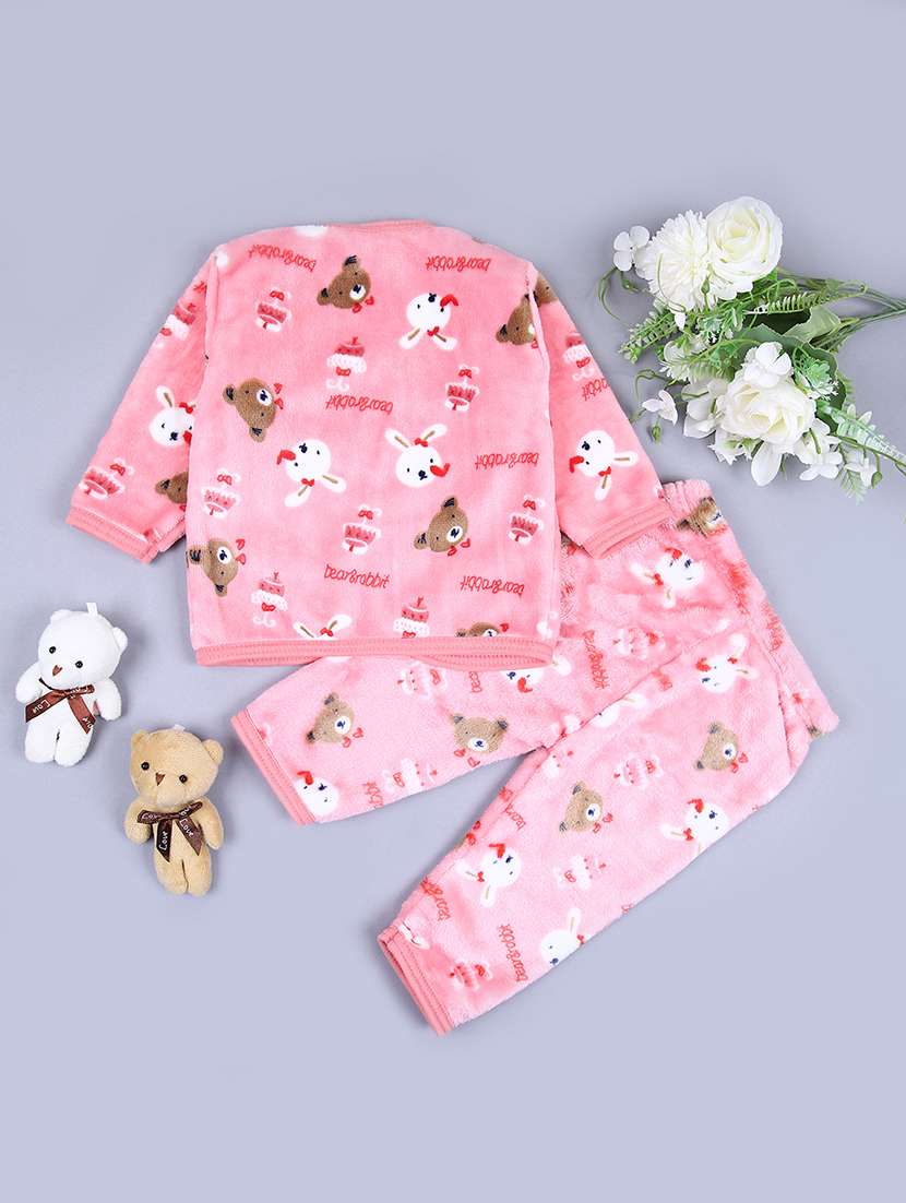 girls printed winterwear full length set - 21569869 -  Standard Image - 1