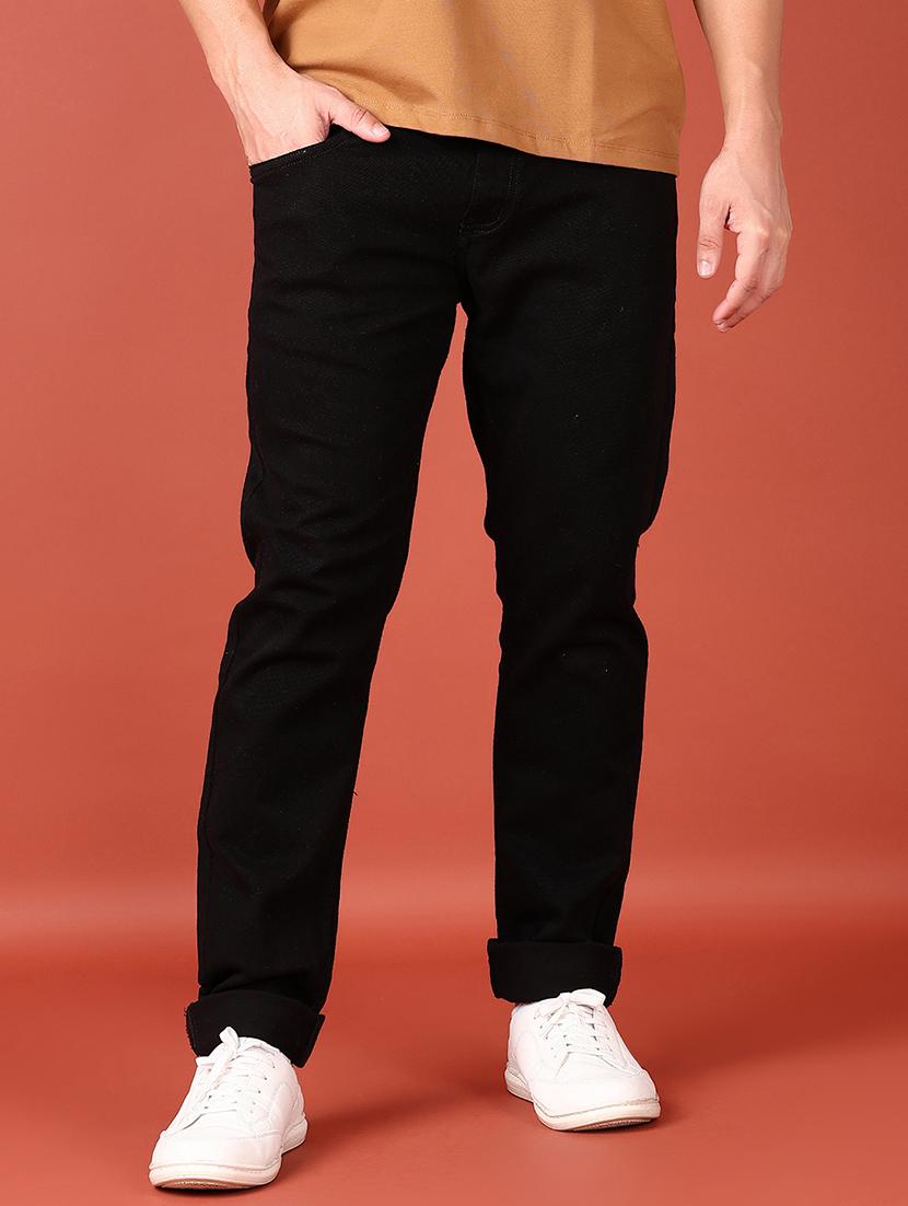 black cotton jeans - 21570277 - Standard Image - 1