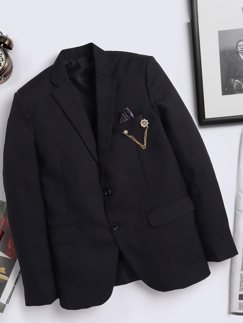men solid single breasted partywear blazer - 21570469 -  Standard Image - 1