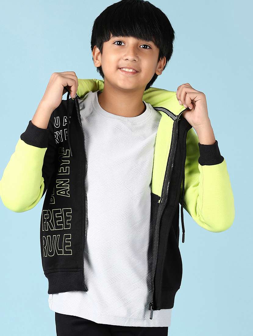 boys color block long sleeve sweatshirt - 21570677 -  Standard Image - 1