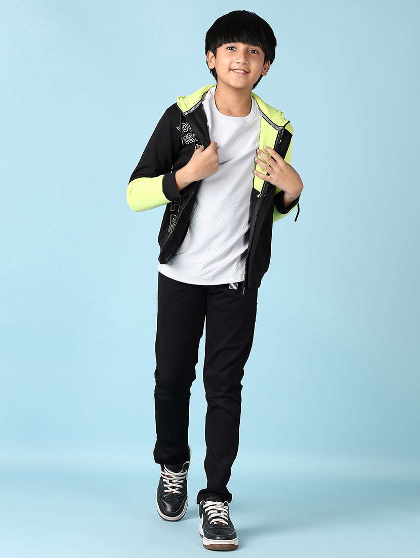 boys color block long sleeve sweatshirt - 21570677 -  Standard Image - 4