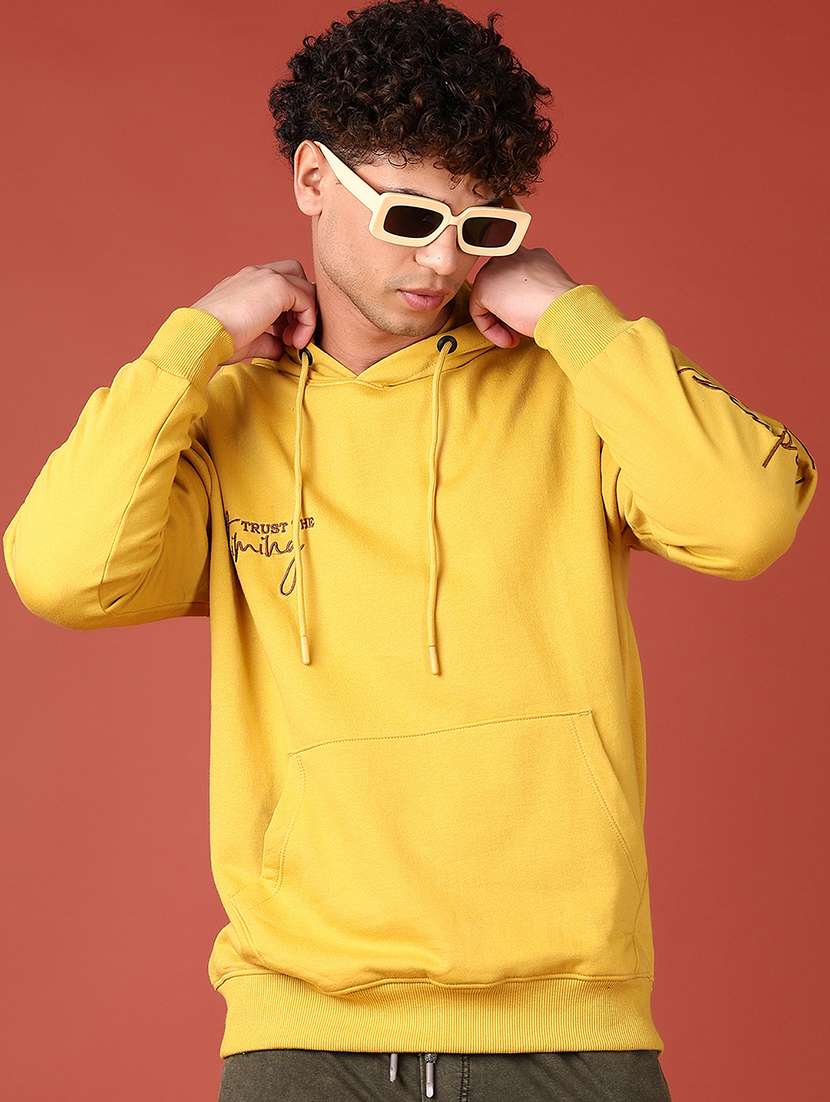 Men Long Sleeves Placement Print Sweatshirt - 21570743 -  Standard Image - 1