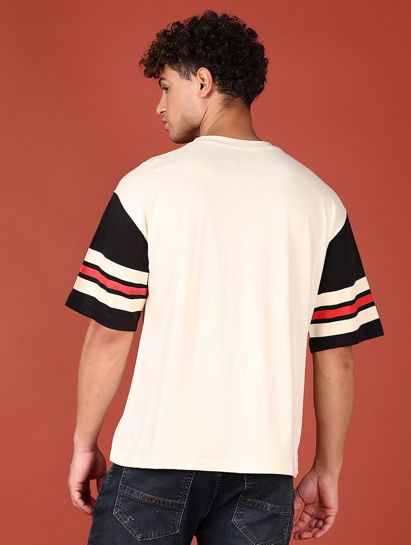men front print short sleeve t-shirt - 21570771 -  Standard Image - 1