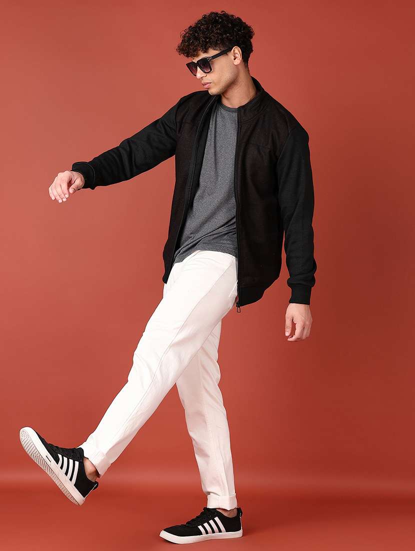 men long sleeves plain sweatshirt - 21570817 -  Standard Image - 4