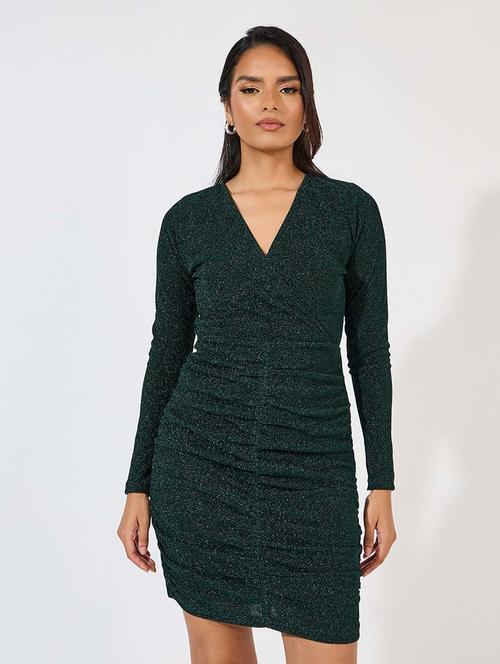women green self-designed bodycon dress - 21571419 - Standard Image - 0