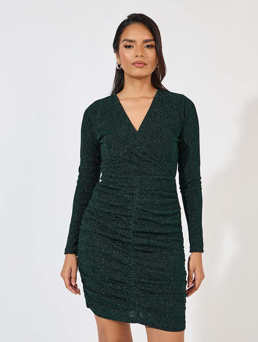 women green self-designed bodycon dress - 21571419 - Zoom Image - 0