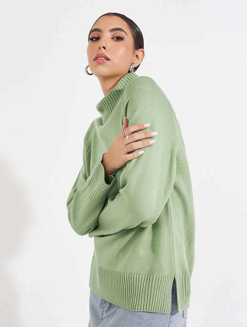 women long sleeve self-designed pullover - 21571444 -  Standard Image - 1