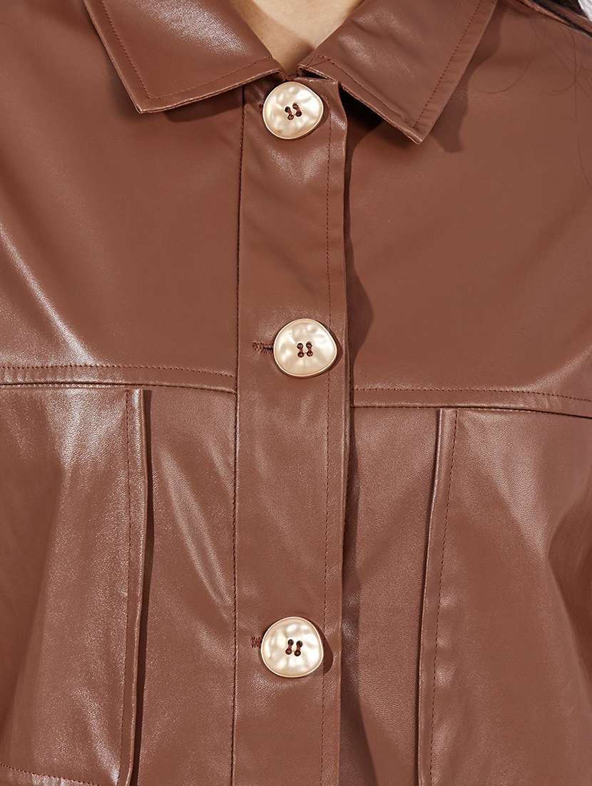 women long sleeve solid regular jacket - 21571482 - Standard Image - 4