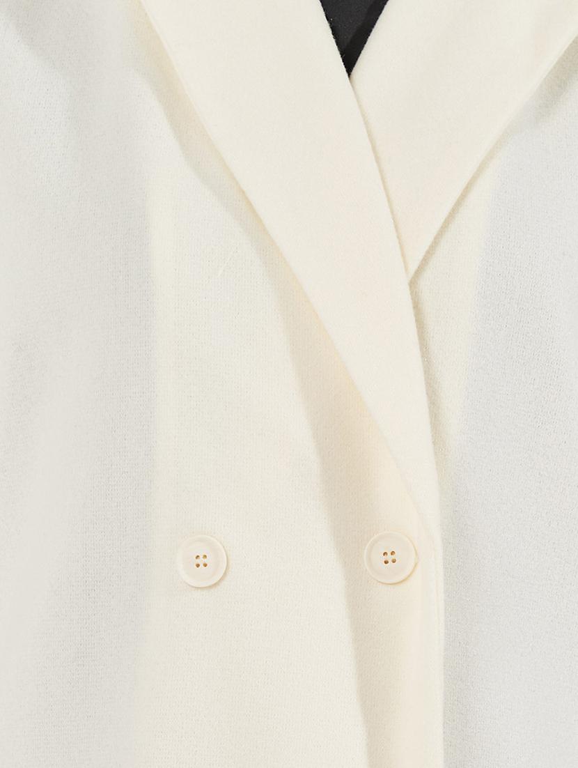 women off-white solid overcoat - 21571499 - Standard Image - 4