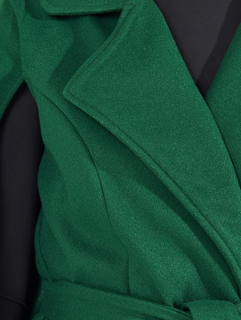 women full sleeve solid overcoat - 21571517 - Standard Image - 4