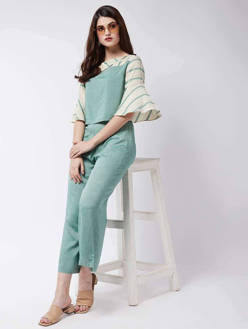 women green self-designed regular top - 21571653 -  Standard Image - 4