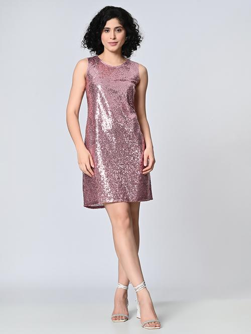 women sequined sleeveless shift dress - 21571964 -  Standard Image - 0