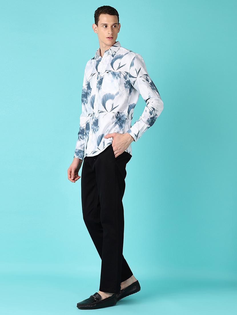men long sleeves printed casual shirt - 21572220 - Standard Image - 4