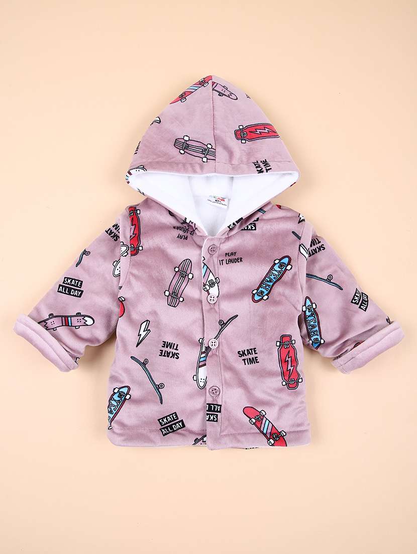 boys printed winterwear full length set - 21572239 -  Standard Image - 1