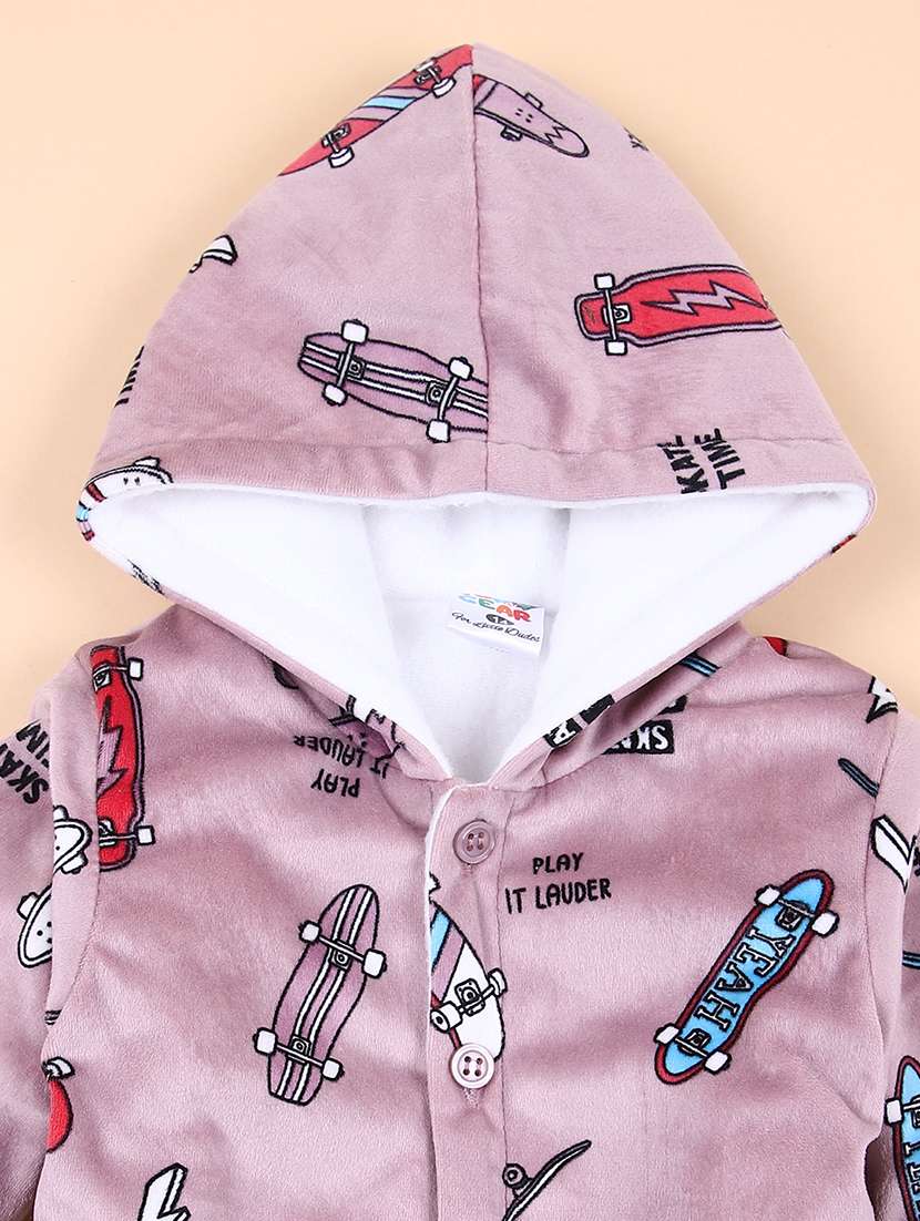 boys printed winterwear full length set - 21572239 -  Standard Image - 4