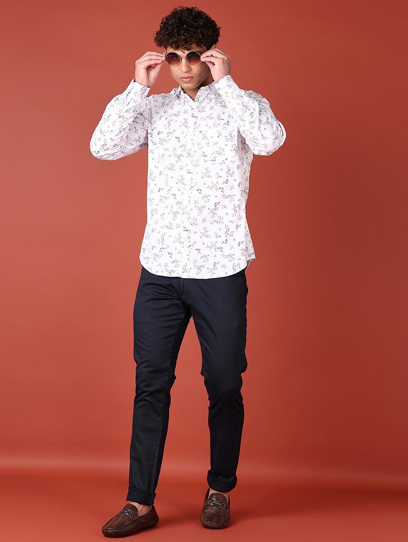 men printed collared long sleeves casual shirt - 21572246 - Standard Image - 4