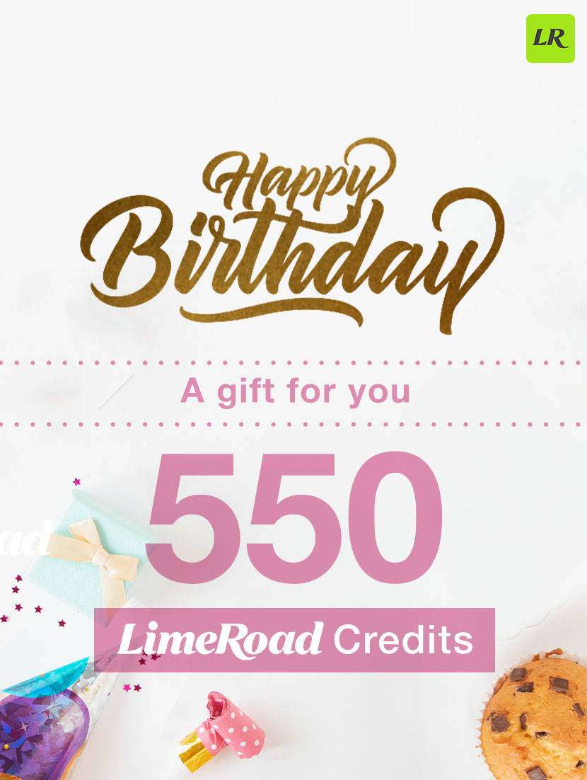 limeroad happy birthday gift voucher 550 - 21572542 -  Standard Image - 1