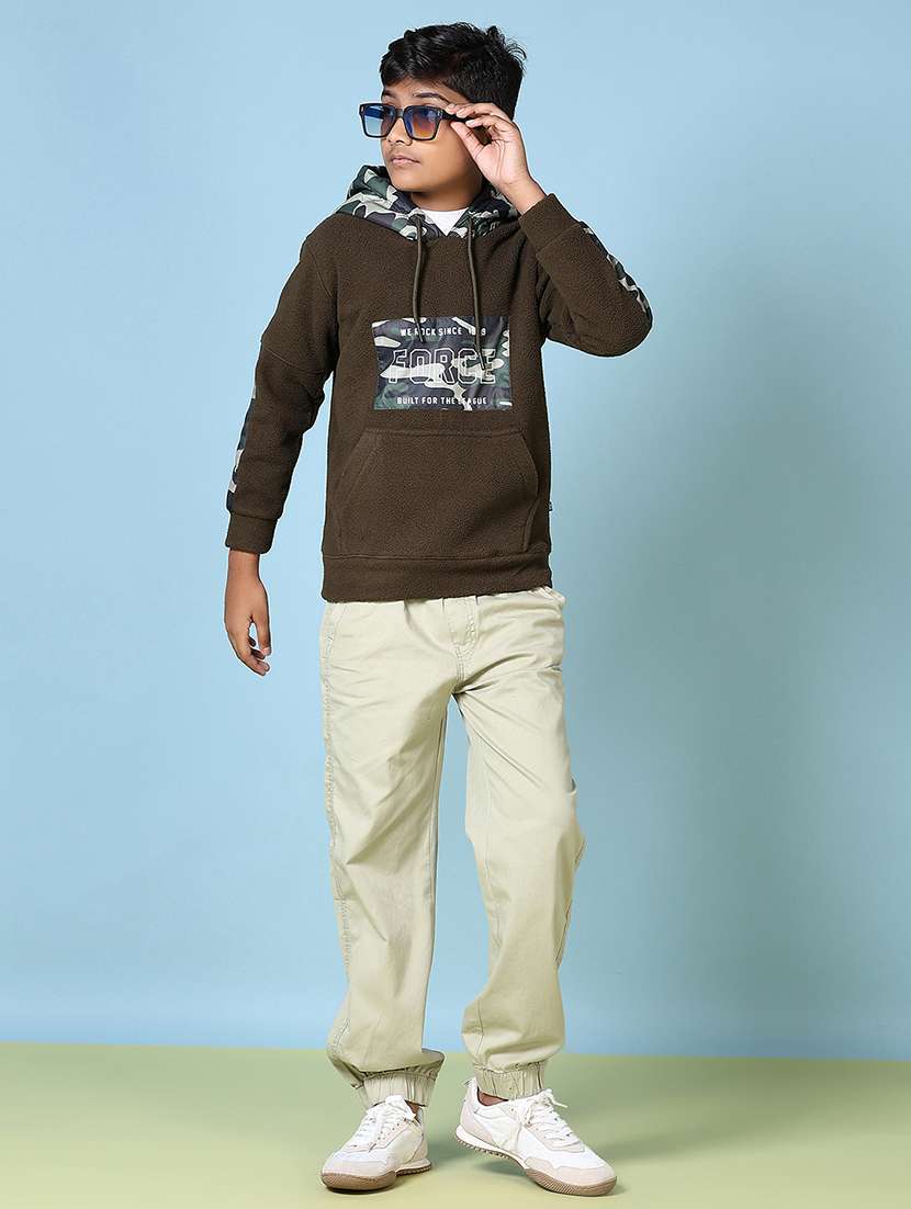 boys color block long sleeve sweatshirts - 21573067 -  Standard Image - 4