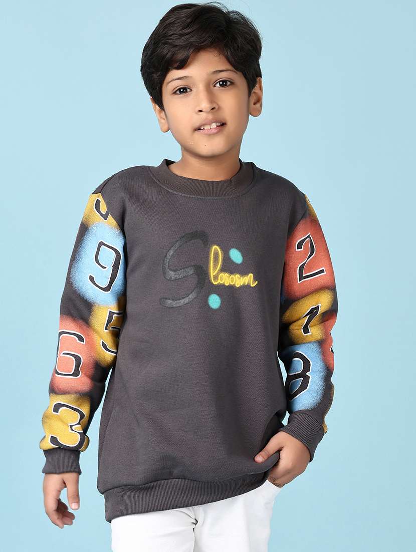 boys placement print long sleeve sweatshirt - 21573144 -  Standard Image - 1
