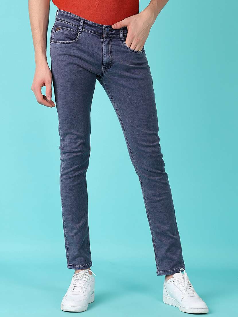 blue cotton jeans - 21573156 -  Standard Image - 1