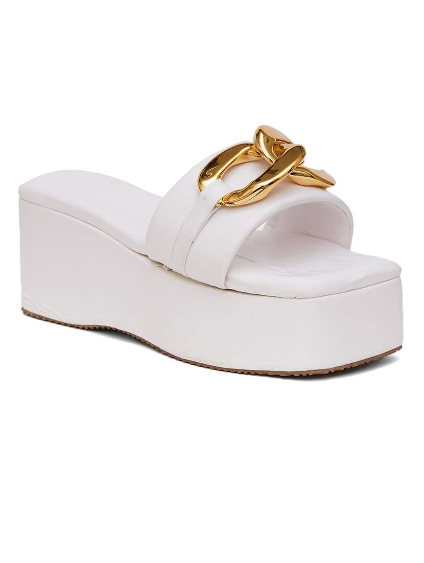 women white embellished wedges - 21574192 -  Standard Image - 1