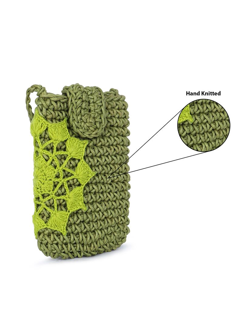 green self design sling bag - 21574263 -  Standard Image - 4