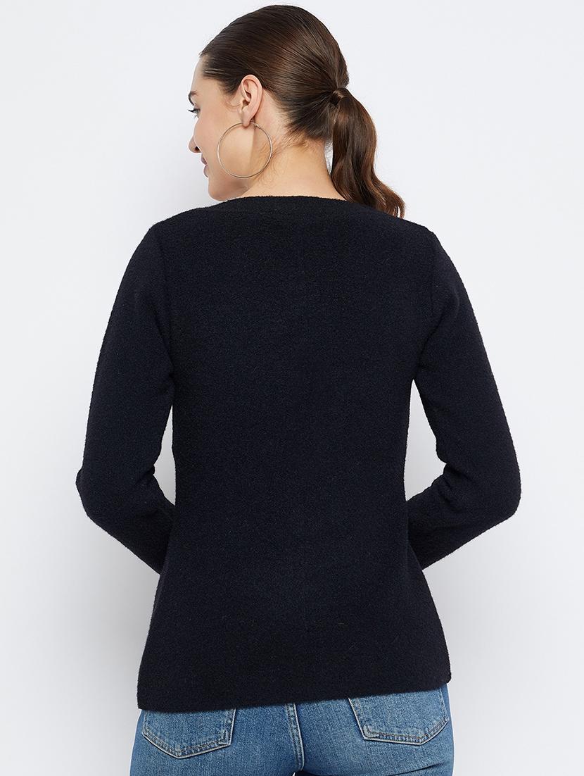 women self designed long sleeve cardigan - 21574931 - Standard Image - 1