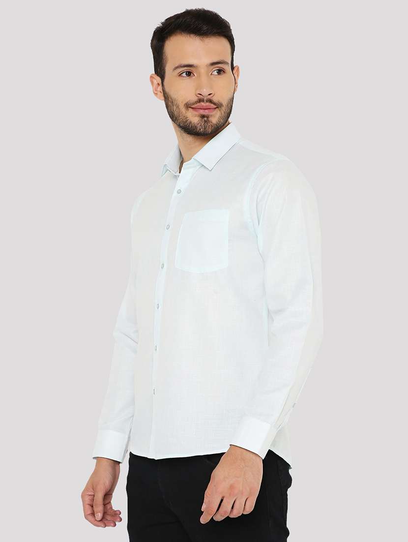 men slim fit plain formal shirt - 21574955 -  Standard Image - 1