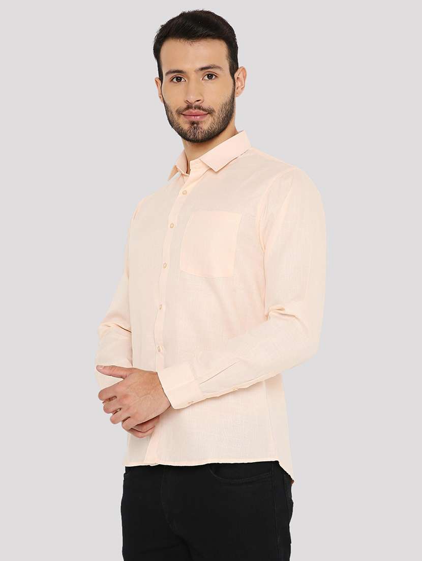 men slim fit plain formal shirt - 21574957 - Standard Image - 1