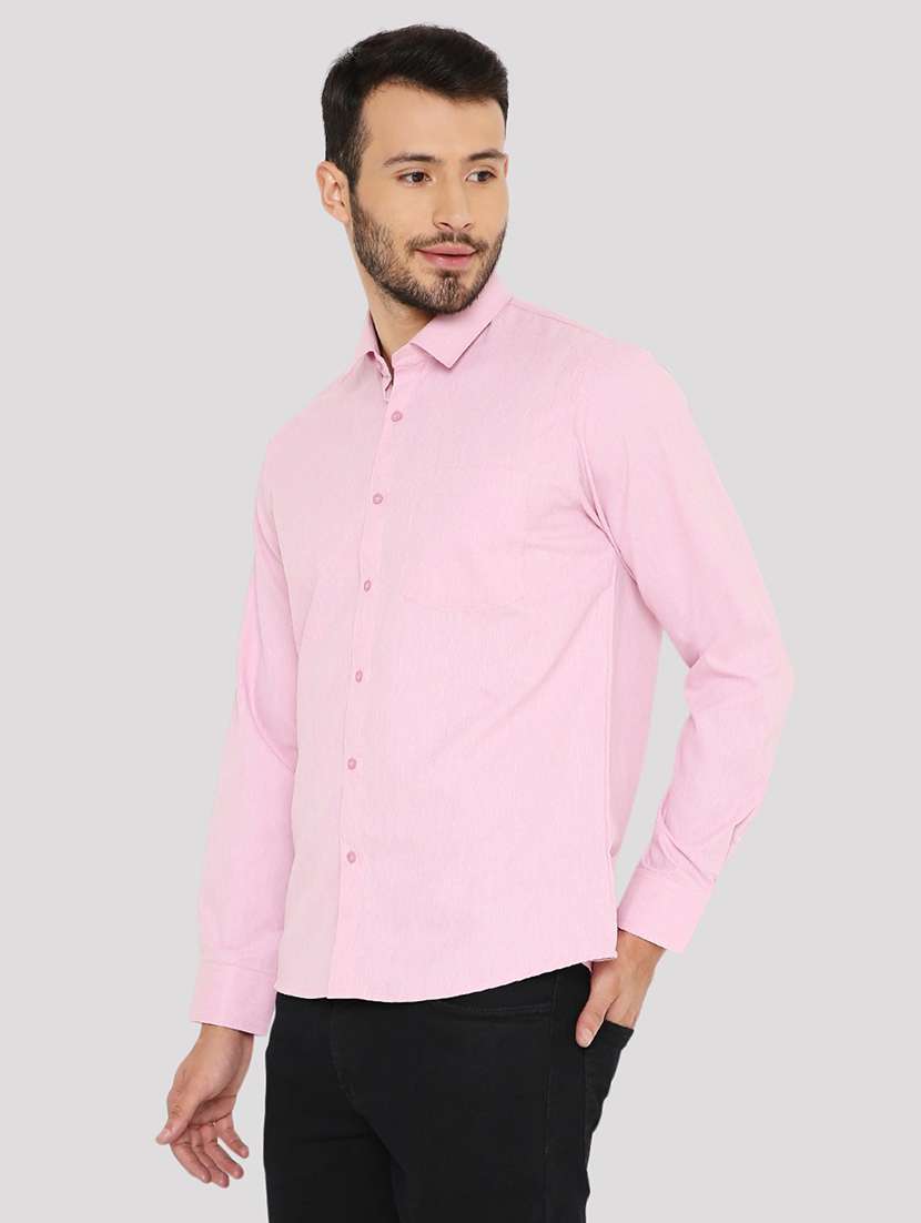 men solid slim fit formal shirt - 21574991 - Standard Image - 1