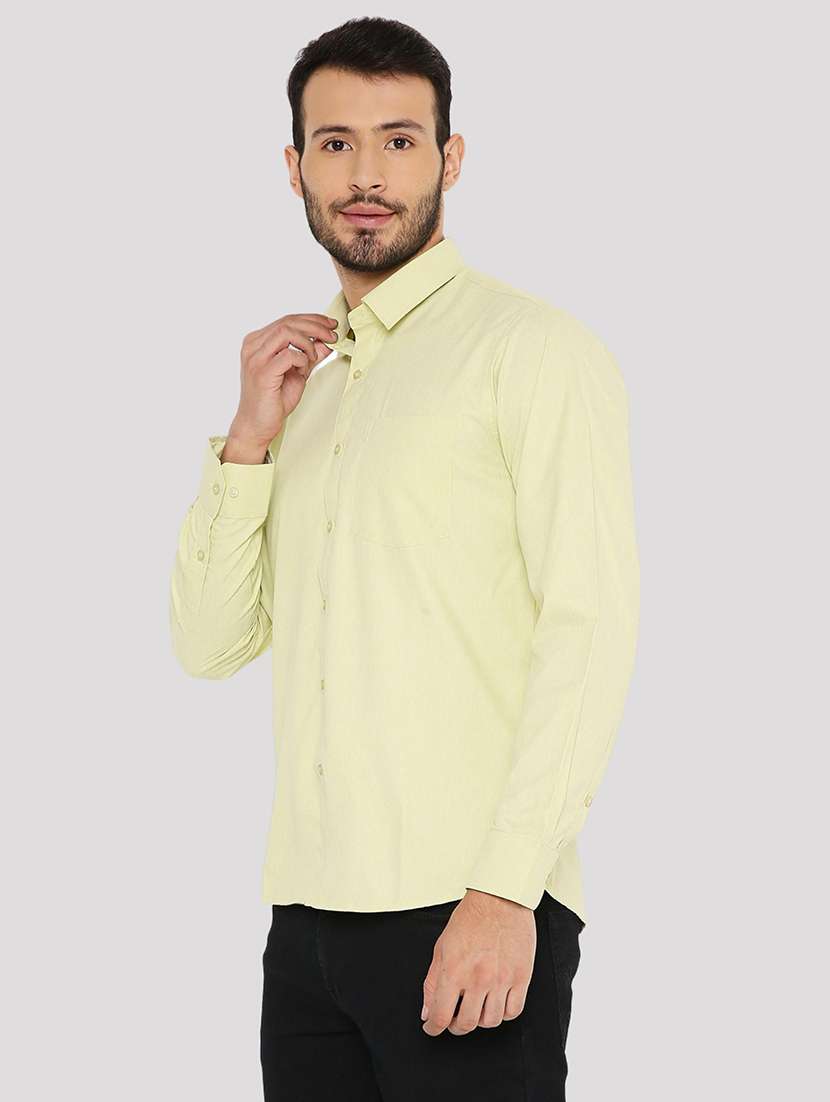 men solid slim fit formal shirt - 21574993 -  Standard Image - 1