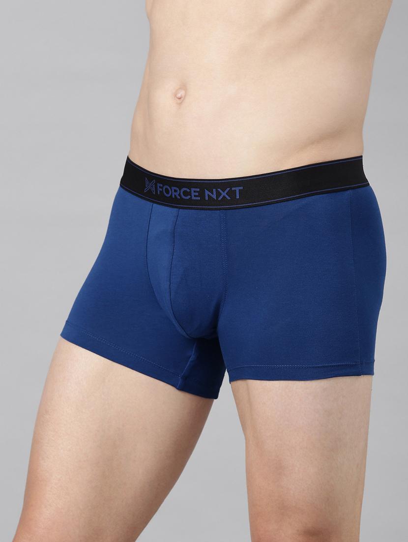 men solid cotton trunks - 21575229 - Standard Image - 1