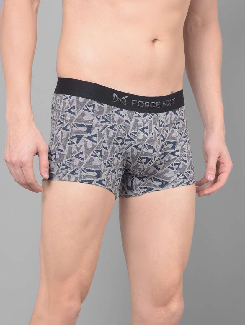 men printed cotton trunks - 21575241 -  Standard Image - 1
