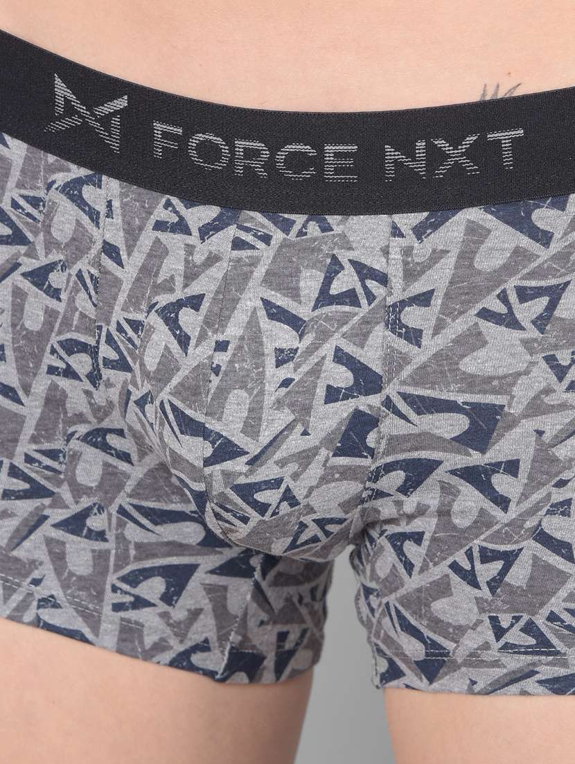 men printed cotton trunks - 21575241 - Standard Image - 4