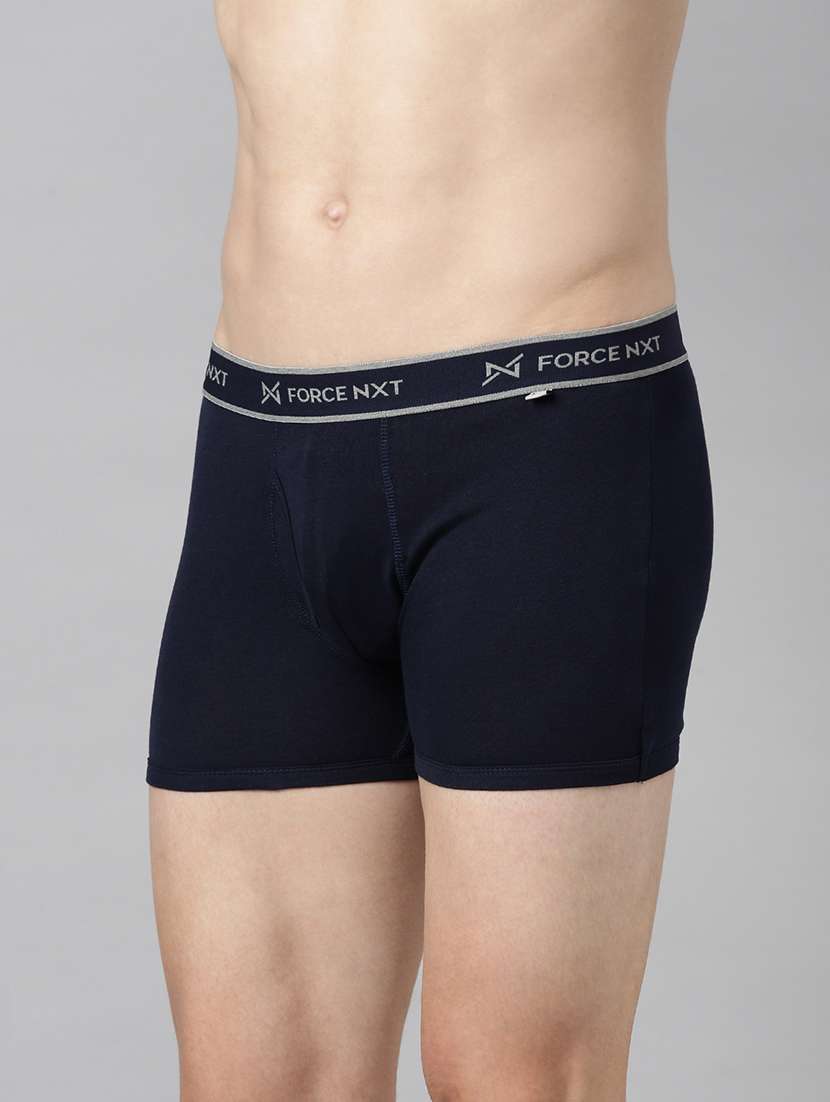 men solid cotton trunks - 21575357 - Standard Image - 1