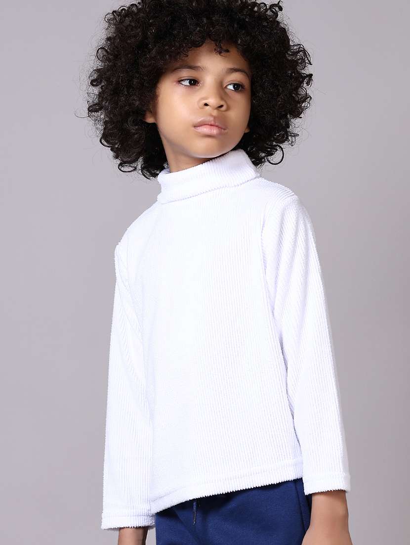boys long sleeves solid sweater - 21575573 -  Standard Image - 1