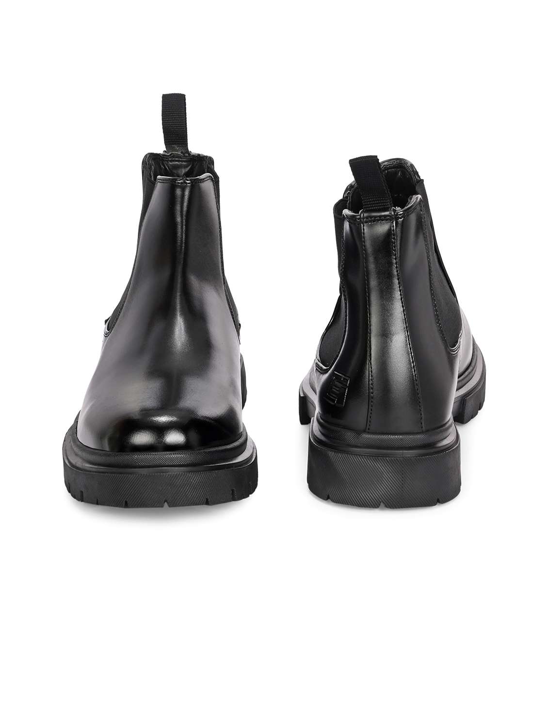 men black slip on high tops boot - 21575814 -  Standard Image - 4