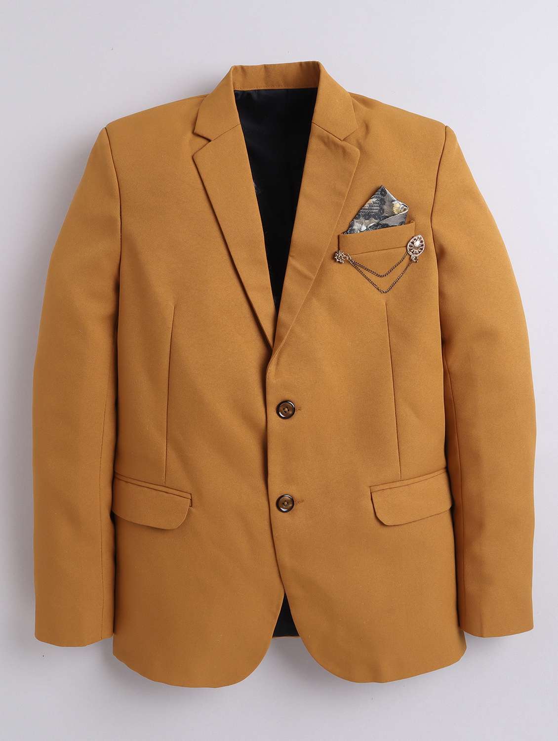 Men Solid Single Breasted Casual Blazer - 21575827 -  Standard Image - 1