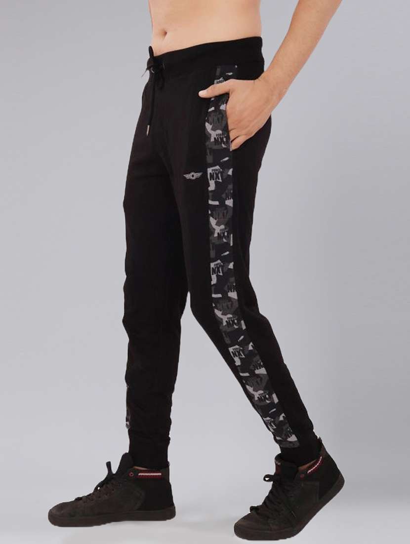 men pack of 2 placement print joggers - 21575859 -  Standard Image - 1