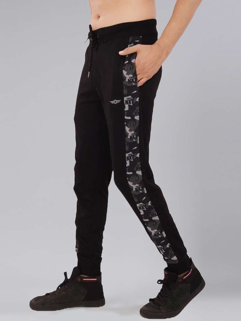 men pack of 2 placement print joggers - 21575861 -  Standard Image - 1