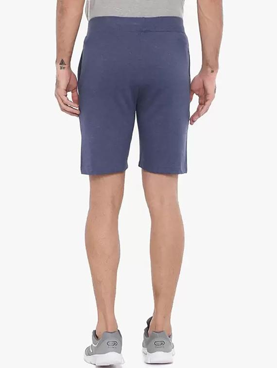 men solid mid rise regular fit shorts - 21576018 - Standard Image - 1