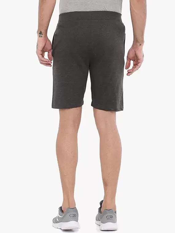 men pack of 2 solid regular fit shorts - 21576025 -  Standard Image - 1