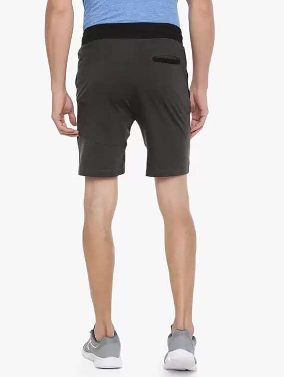 men pack of 2 solid regular fit shorts - 21576031 -  Standard Image - 1
