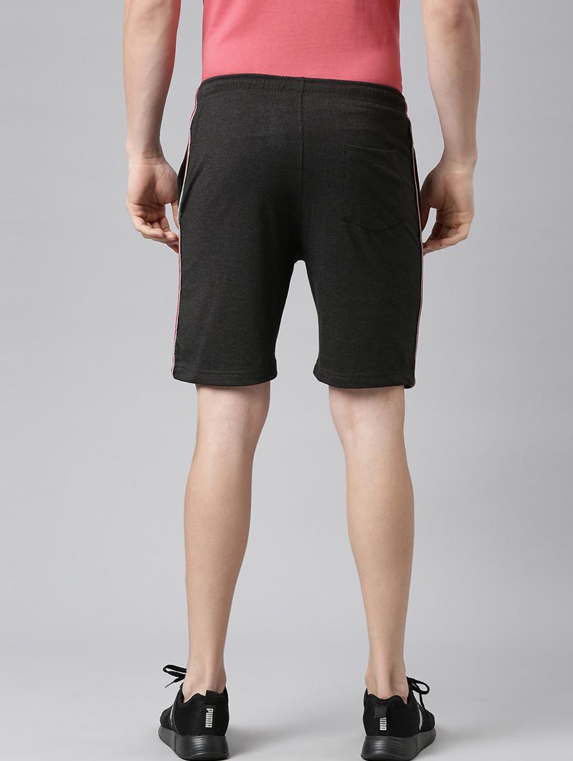 men pack of 3 solid regular fit shorts - 21576044 - Standard Image - 1
