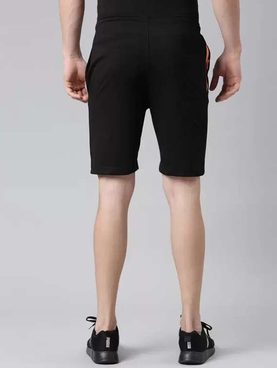 men pack of 2 solid regular fit shorts - 21576051 -  Standard Image - 1